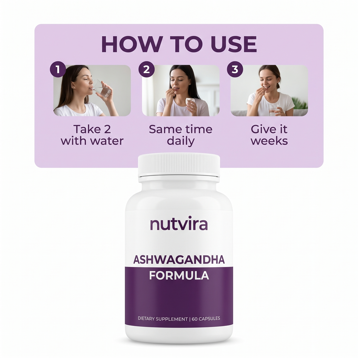 How to use Nutvira Ashwagandha Formula