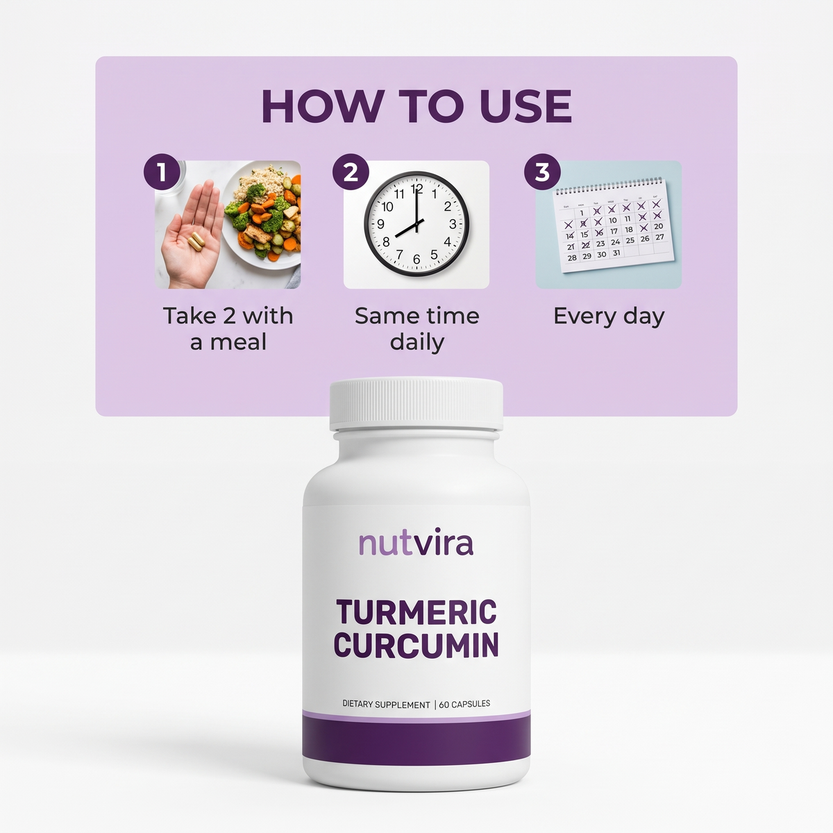 How to use Nutvira Turmeric Curcumin